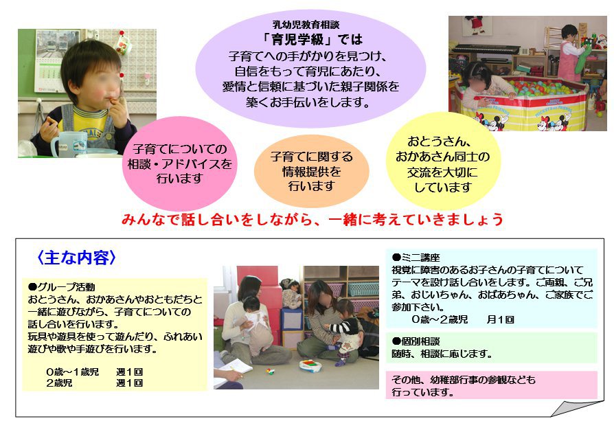 育児学級について