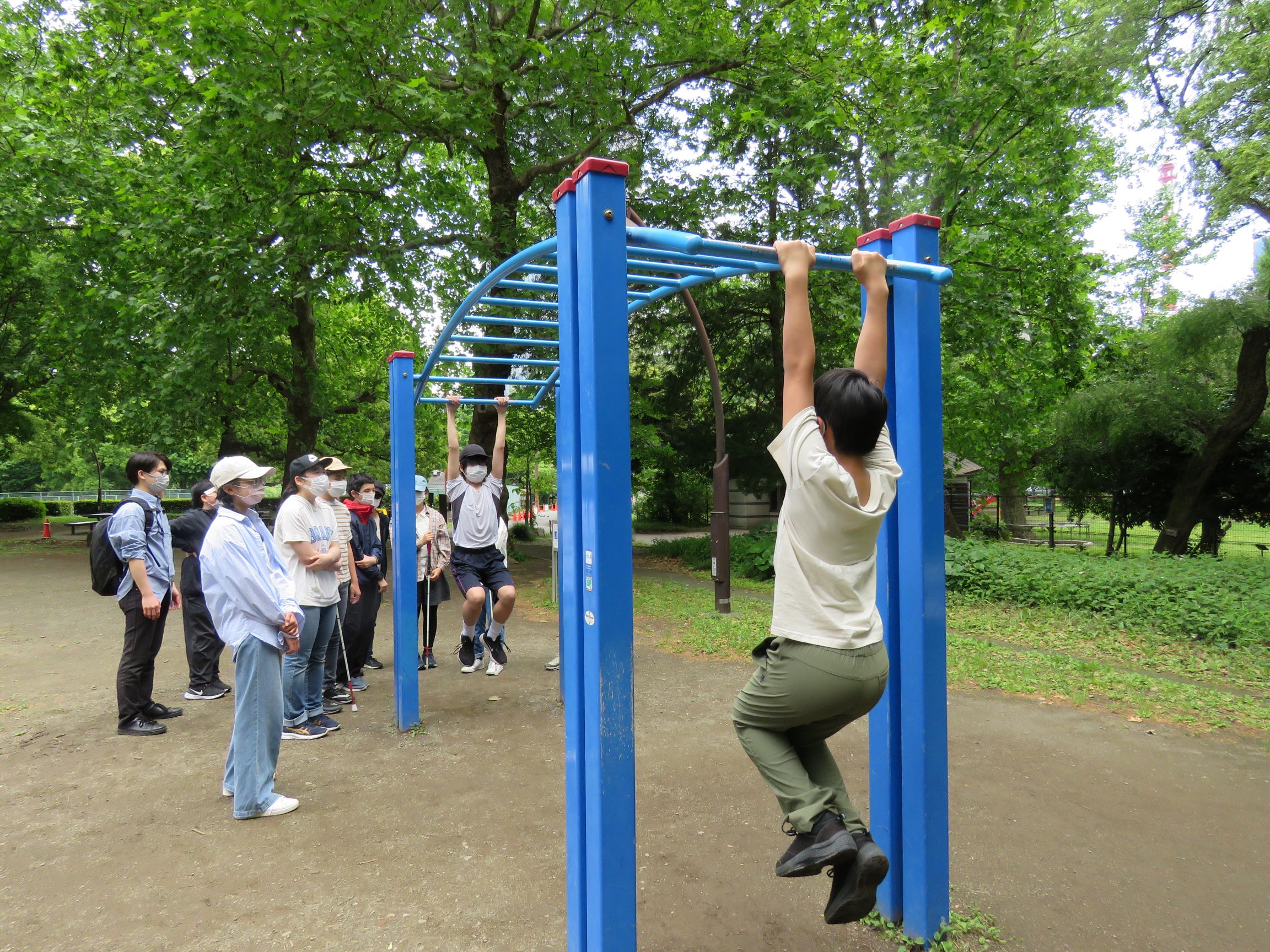 日比谷公園の遊具　童心にかえりました