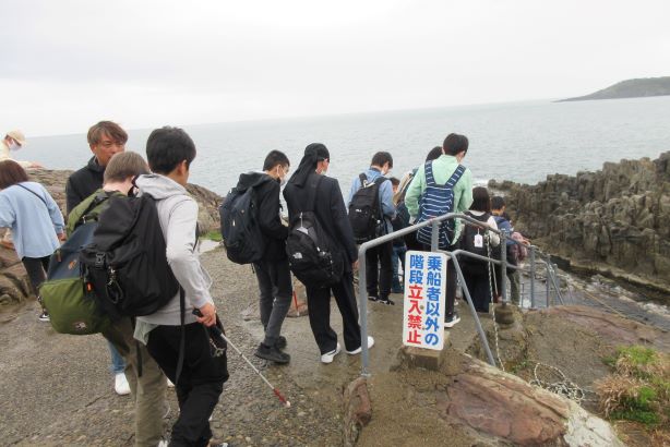 東尋坊での移動