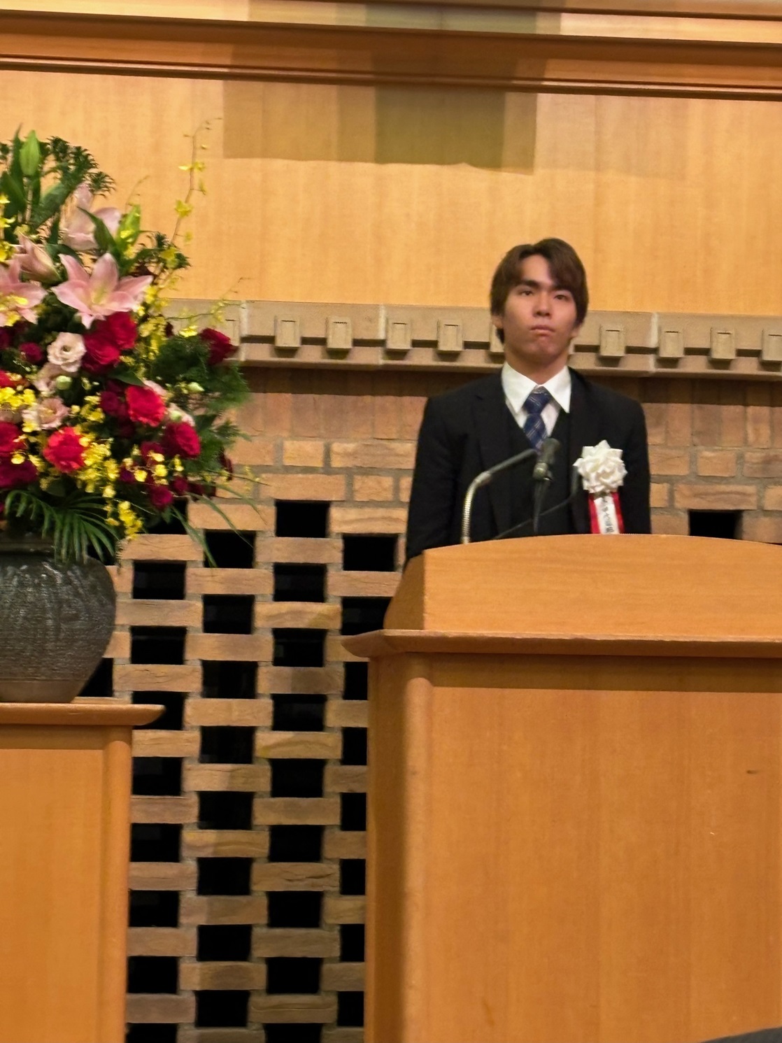 スピーチの様子