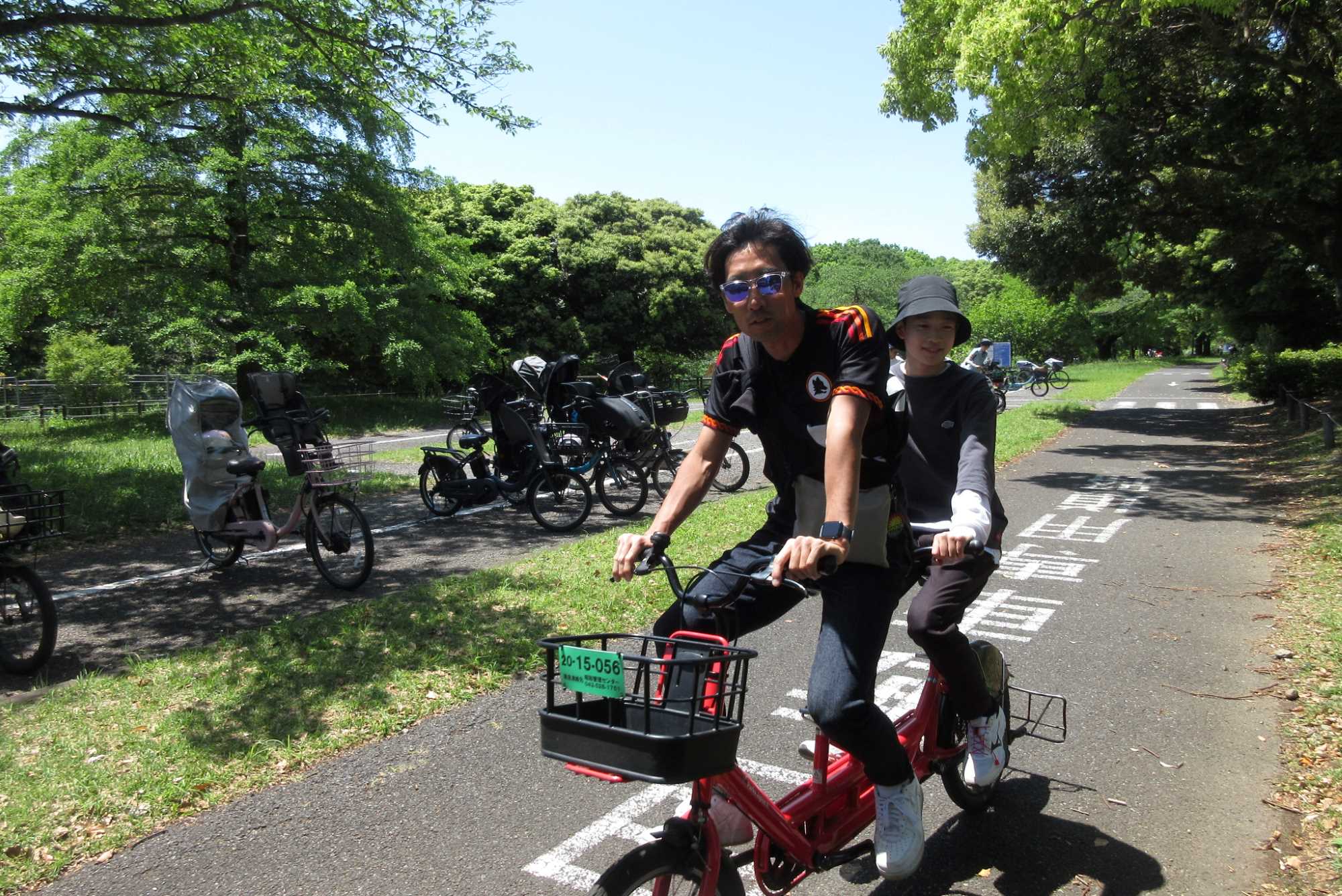 タンデム自転車体験
