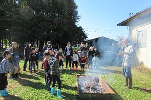 焼き芋の様子１