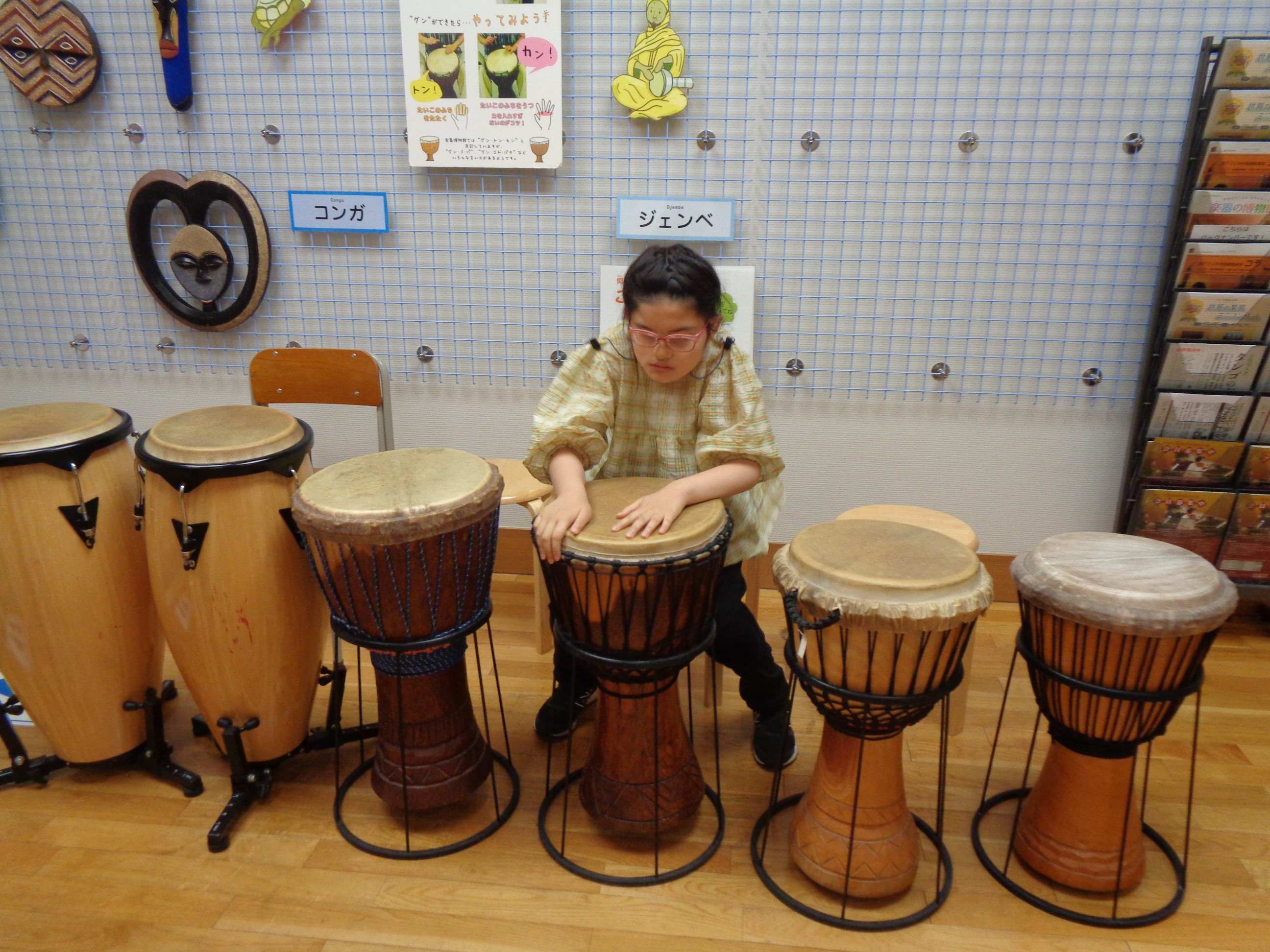 楽器博物館での様子