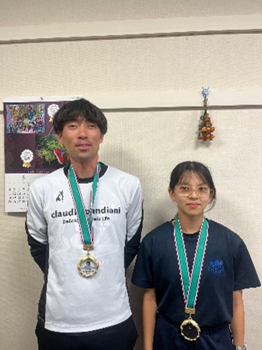 島谷選手と山本監督