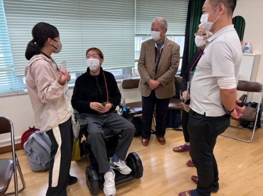 ALSの方々にインタビュー１