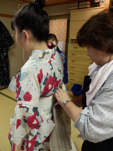浴衣の着付け講習会２