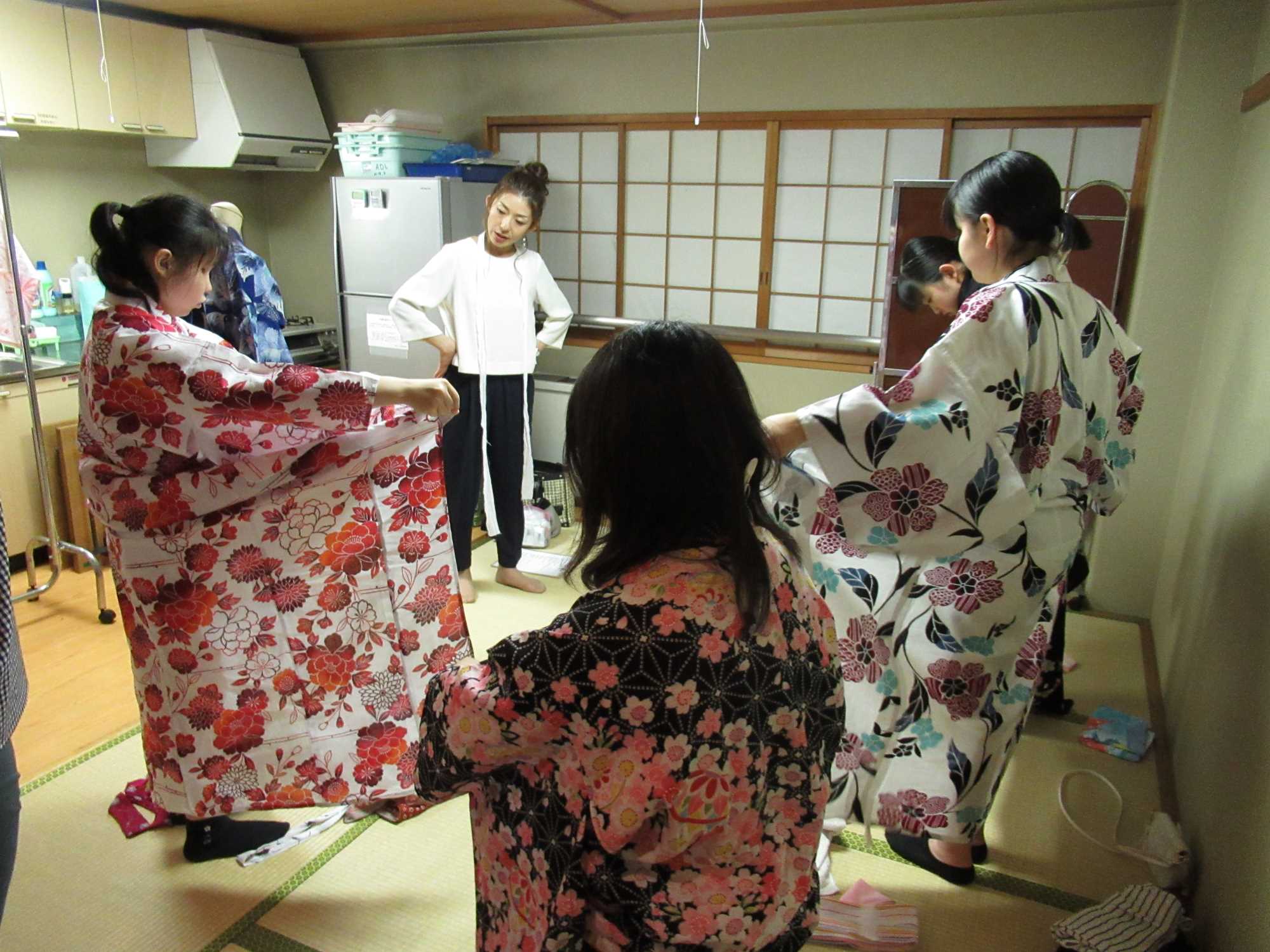 浴衣の着付け講習会７