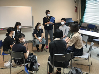 鍼灸手技療法科生徒との交流