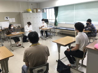 理学療法科生徒との交流