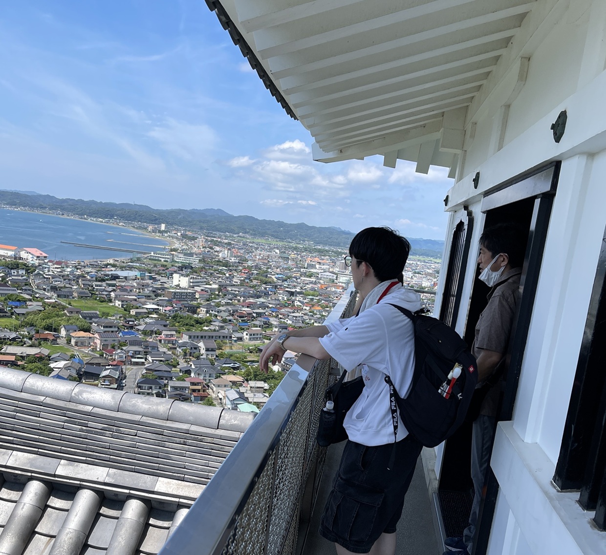 館山城天守からの眺望