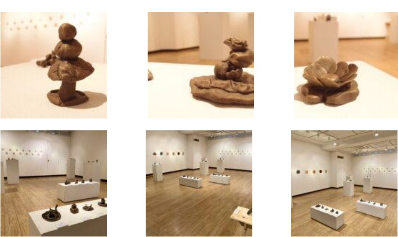 生徒作品及び展示の様子