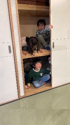「押し入れ遊び」楽しかったよ